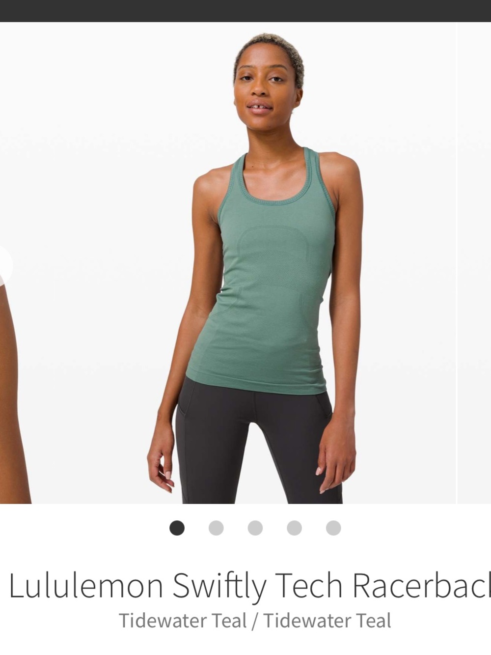 lululemon Swiftly Tech Racerback Tank — Tidewater Teal